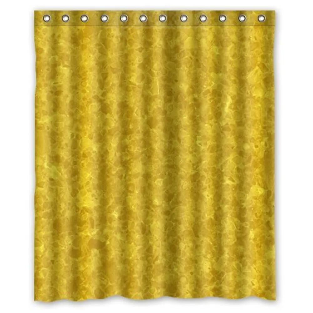 Vintage Design New Style Luxury Golden Pattern Polyester Bathroom Shower Curtain | Дом и сад