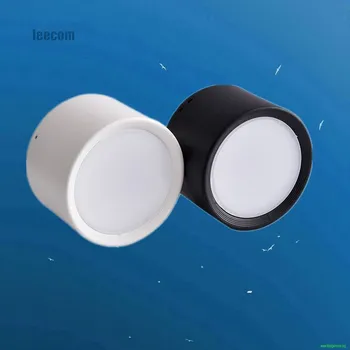 

1pcs Surface Mounted Ceiling Downlight Smd5730 5w 85-265v Lamp Smd Led Downlights Ceiling Spot Light +led Driver