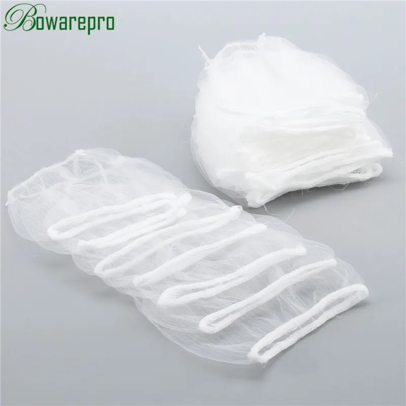bowarepro 30Pcs Sink Basin Garbage Bags Mesh Residue Filter Garbage Bags For Kitchen Shower Drain Hole Filter Sink Garbage Bags
