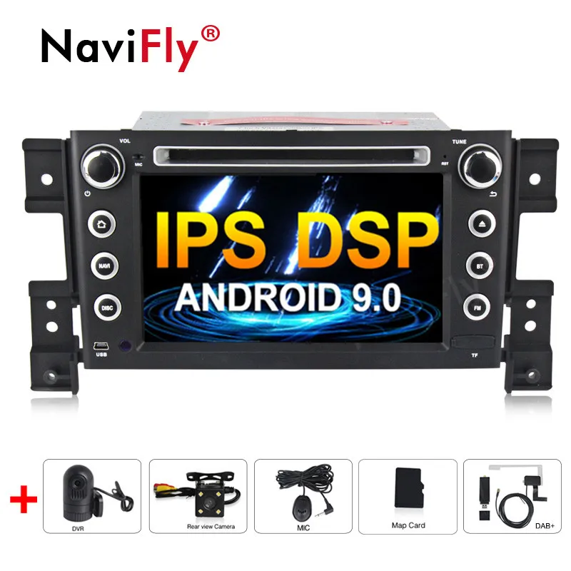 Flash Deal New! 2din Android 9.0 IPS DSP Car dvd radio Multimedia Player For SUZUKI GRAND VITARA 2007-2013 audio GPS Navigation WIFI RDS BT 0