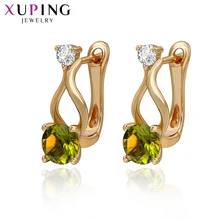 Xuping boucles d'oreilles Design spécial couleur or plaqué nouveaux bijoux pour les femmes nouveauté de haute qualité S29/204-28967(China)
