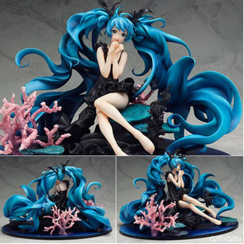 

NEW Anime Deep Sea Girl Ver. Miku Virtual Singer Car Interior Decor Dolls PVC 1/8 Action Figure Collectible Model Toy BOX D382