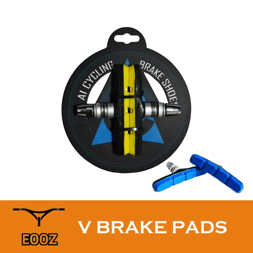 

1 pair New Durable Bicycle Cycling Bike V Brake Holder Pads Shoes Blocks Black rubber Durable pad for long-lasting performance
