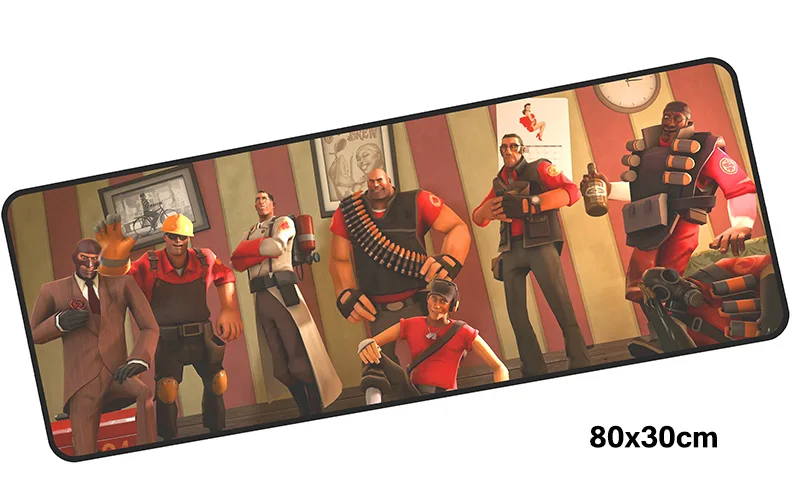 Size 800x300X3MM Team fortress 2 геймерский коврик для мыши 800x300X3 мм игровой коврик для мыши большой восхитительный ноутбук pc аксессуары ноутбук padmouse эргономичный коврик - Цвет: Size 800x300X3MM