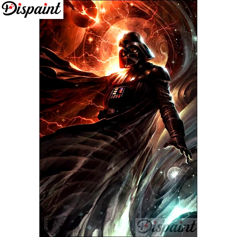 

Dispaint Full Square/Round Drill 5D DIY Diamond Painting "Star Wars" Embroidery Cross Stitch 3D Home Decor A10368