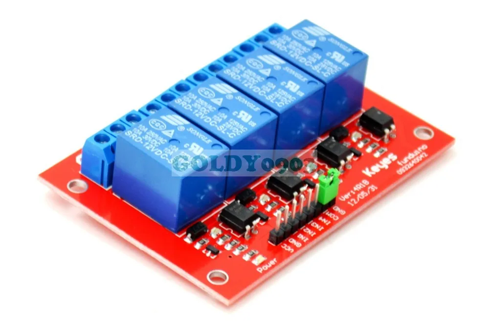 

4-Канальный Релейный Модуль 12 В для PIC AVR DSP ARM