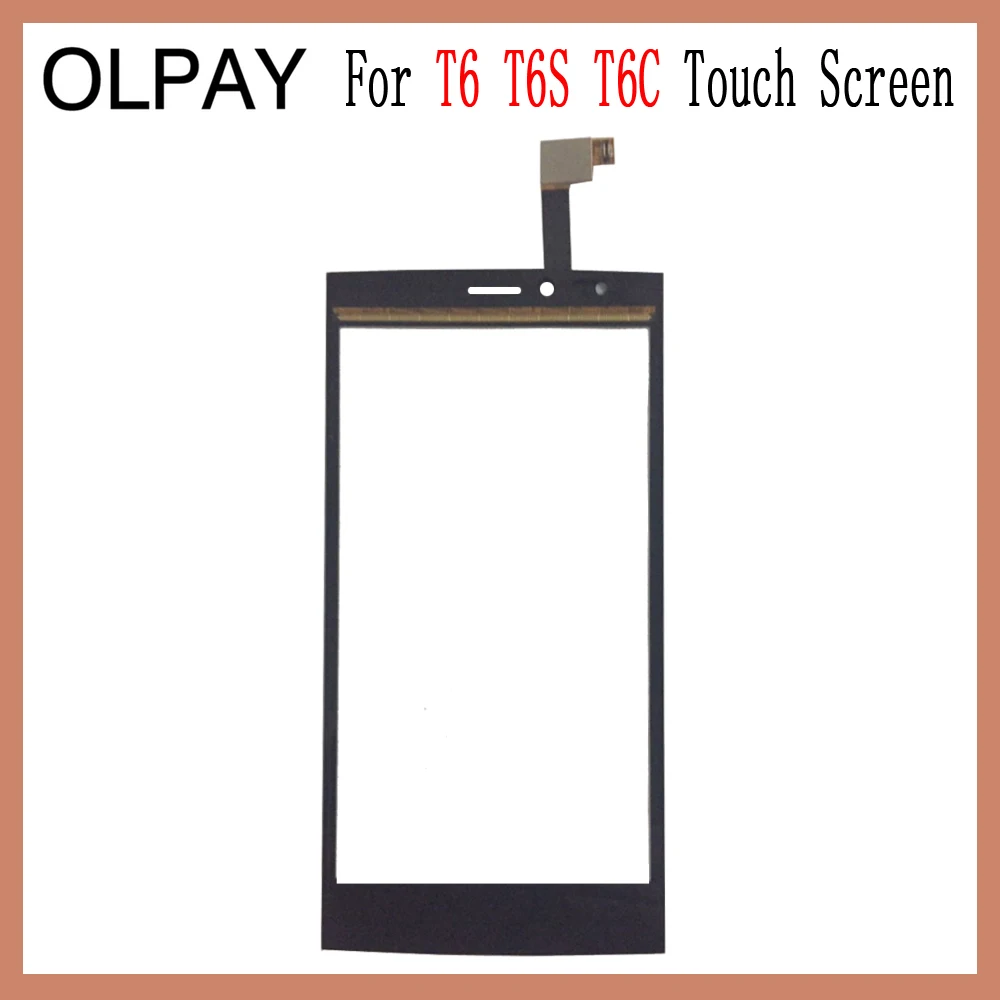 OLPAY 5,0 ''сенсорная стеклянная панель для THL T6 T6S T6C сенсорный экран дигитайзер стекло сенсор инструменты Бесплатный клей+ прозрачные салфетки