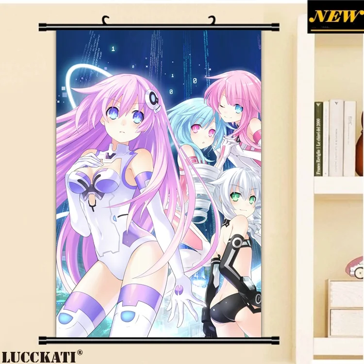 40X60 см Choujigen игра Neptune Hyperdimension Neptunia loli мультфильм аниме Настенная картина