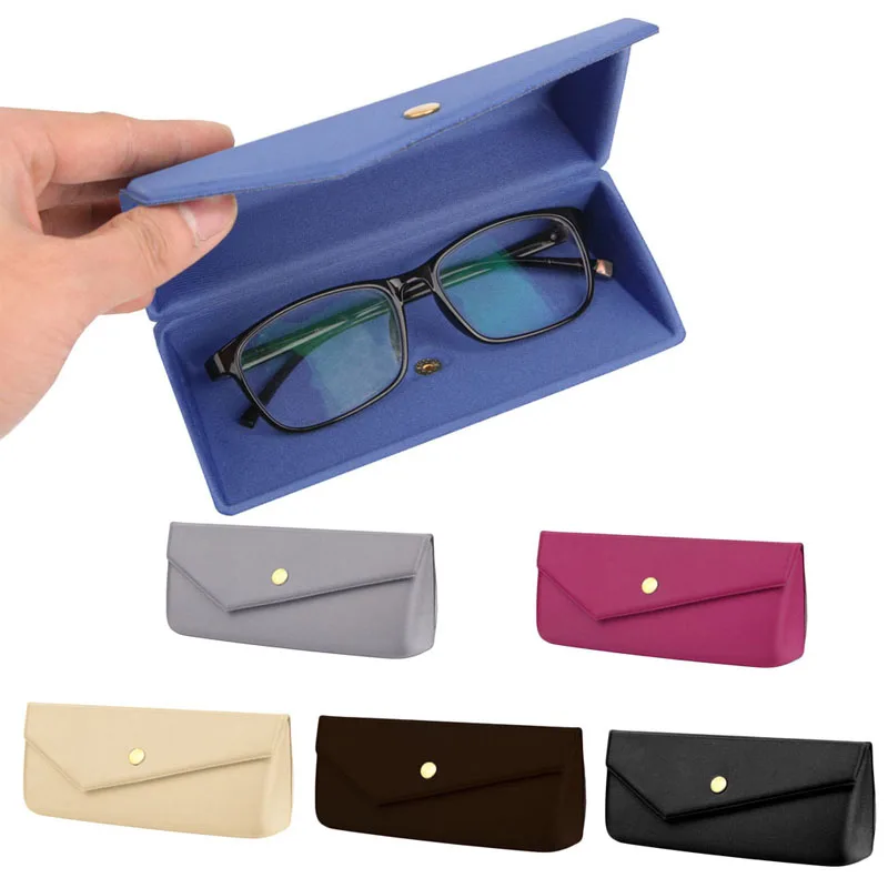 

Fashion Portable Eva Button Eye Glasses Sunglasses Case Shell Box Protector