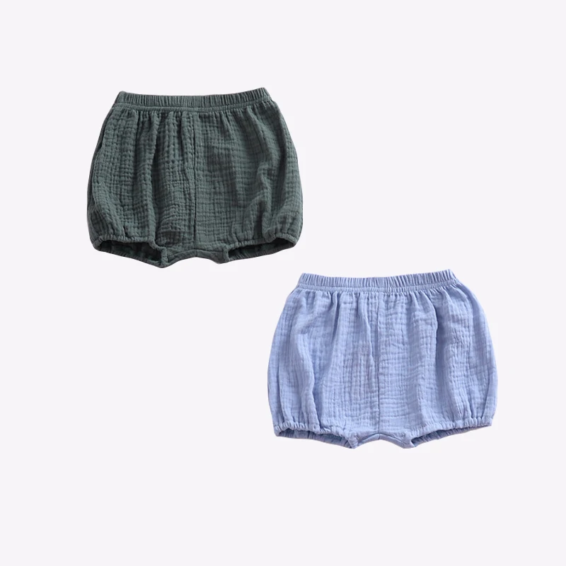Cieik 2pcslot Cotton Shorts Bloomers Baby Girl Diaper Cover Boys Toddler Shorts Trousers Newborn Summer Infant PP Soft Short  (28)