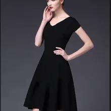 Платье для латинских танцев для женщин/девочек, костюм для выступлений, одежда, черные Бальные платья/ча-ча/Румба/Самба/латинские платья для танцев размера плюс