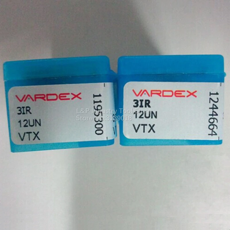 Новый оригинальный Vargus Vardex 3IR 12UN VTX резьбовые карбидные вставки 12 UN режущее лезвие
