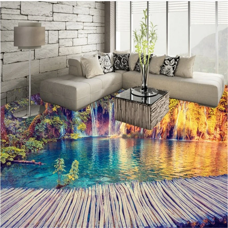 Personalized-custom-flooring-3D-outdoor-beautiful-wooden-bridge-floor-tiles-three-dimensional-background-painting-thick-waterpro (4)