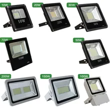 10 шт. 10 Вт/20 Вт/30 Вт/50 Вт/100 Вт Светодиодный прожектор наружный прожектор Теплый/чистый белый водонепроницаемый настенная лампа