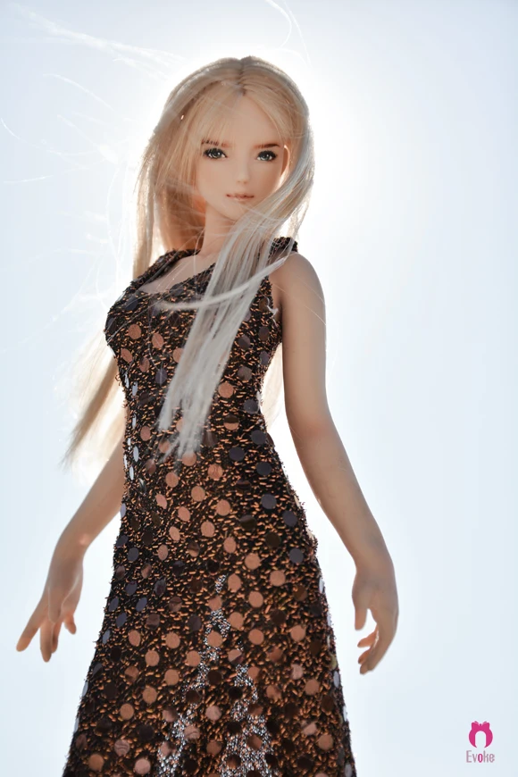 

EVOKE DOLL 26L Customized 1/6 Sexy Soft Silicon SDF Body Large Chest for Collectible Action Figure DIY and Holiday Gift