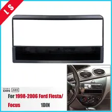 1 DIN Car Che Ripara La Struttura, Pannello di DVD, Dash Kit Fascia Auto Radio Cornice Cornice Audio per 1998-2006 Ford Fiesta/Focus 1DIN
