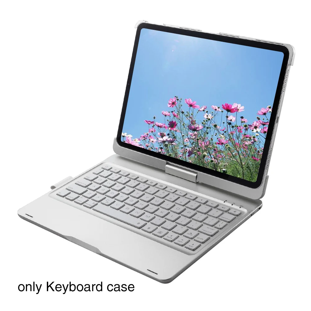 

Rotatable Hard Shell Protection With Backlit Bluetooth Cover Faster Keyboard Case Wireless Stable Connection For Ipad Pro 11