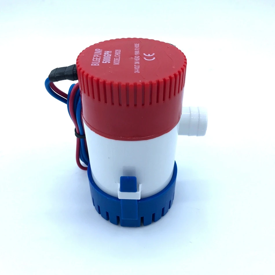 Погружной водяной насос 12V 24V 500GPH набор с переключателем лодочный мотор дома