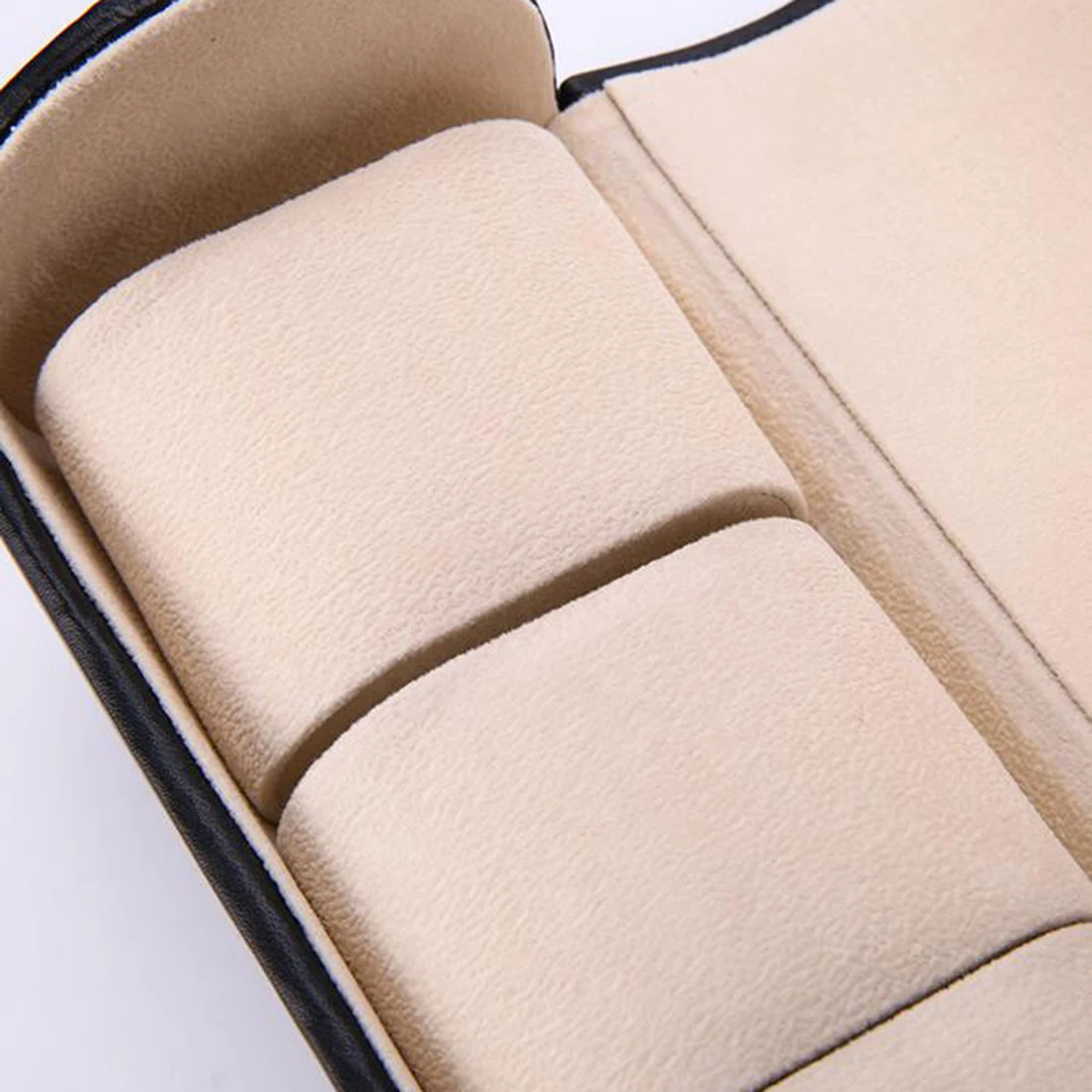 

2016 Promotion Portable Travel Watch Case Roll 3 Slot Wristwatch Box Watch Storage Travel Pouch