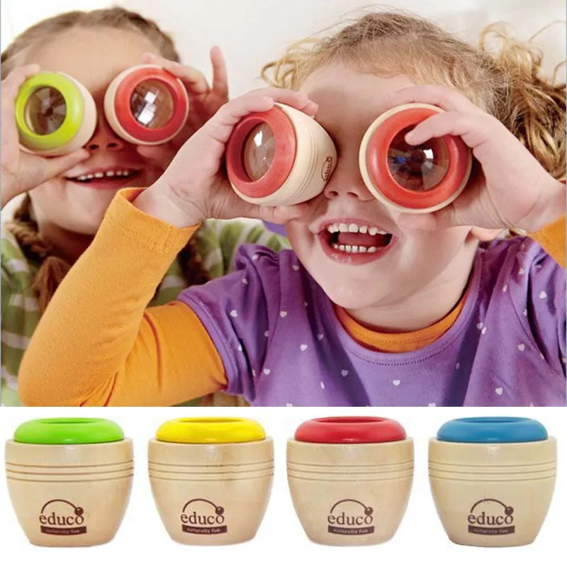 

Magic Kaleidoscopes Wooden Funny Colorful World Brinquedos Early Educational Toys For Children Kids Baby Creative Birthday Gift