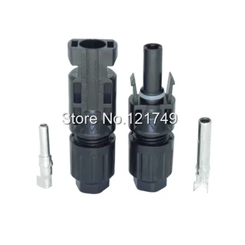 

50 Pairs TUV Cable Couplers IP67 Solar Solar Cable DC Connectors and Contacts for Photovotaic System LJQ118