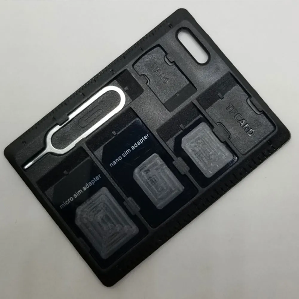 Прочный SD Card Box Черный чехол для карты памяти дома|Устройства чтения и записи