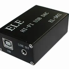 PCM2704 USB DAC TDA1308 усилитель для наушников и регулятор громкости ELE EL-D02 100dBP