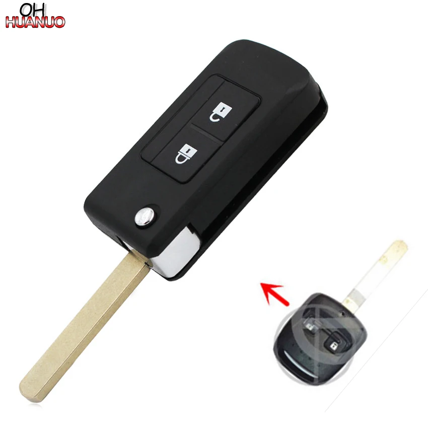

2 Buttons Modified Flip Remote Key Case Fob Shell For Subaru IMPREZA WRX OUTBACK FORESTER LEGACY