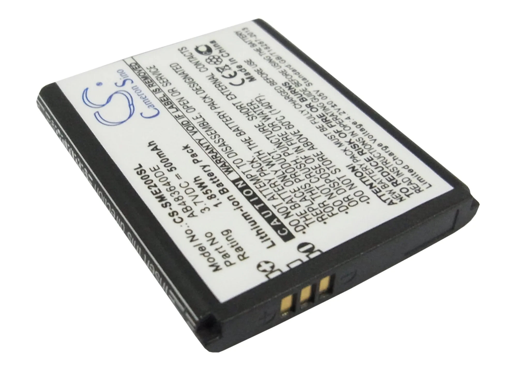 Кэмерон Sino 500mAh батарея AB483640CC, AB483640DE, AB483640DU для samsung E200 Eco, SCH-S259, SGH-E200, SGH-E208, SGH-J150