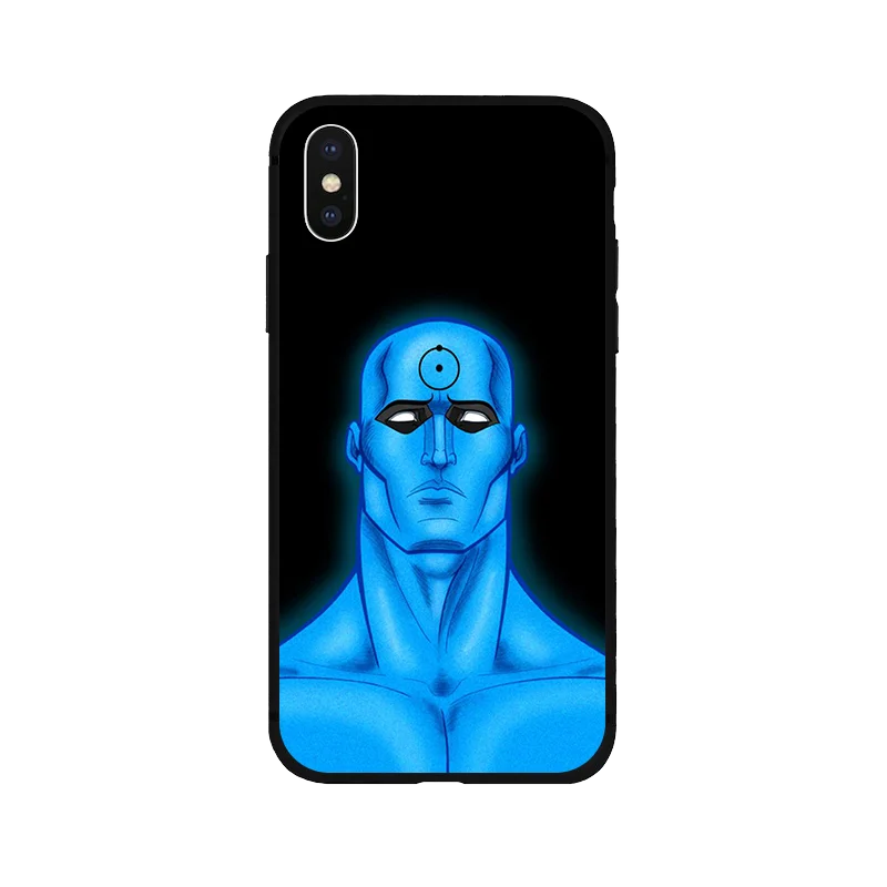 Watchmen Doctor Manhattan DC Rorschach мягкий силиконовый черный чехол для телефона iPhone 5 5S SE 6 6s 7 8 plus X Xs XR max