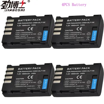 

4x DMW-BLF19 DMW-BLF19E DMW-BLF19PP BLF19 BLF19E BLF19PP Battery for Panasonic Lumix GH3 GH4 GH5 DMC-GH3 DMC-GH4 DMC-GH5 Camera