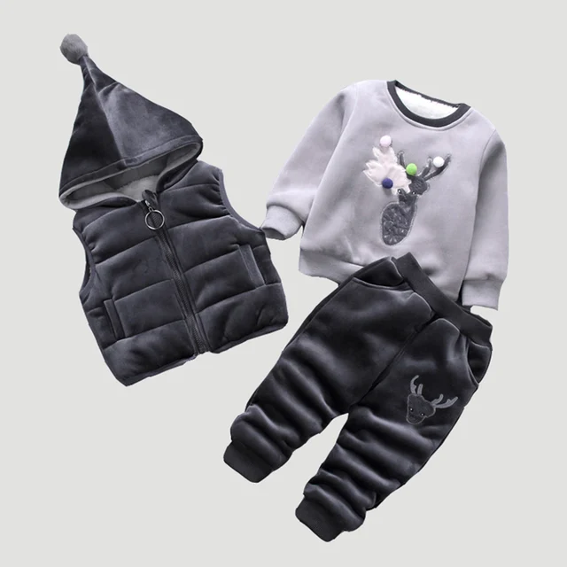 2018 Newborn Baby Winter Jackets Girls Boys Clothing Suit Set Infant ...
