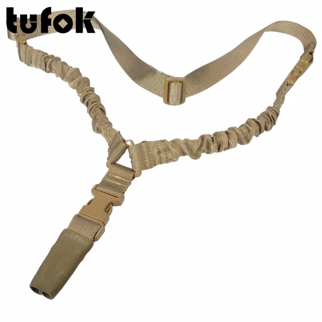 1 Point Safety >> Tufok Tactical 1 Point Sling Bungee Gun Strap Adjustable Rifle Sling 1 Point Safety >> Tufok Tactical 1 Point Sling Bungee Gun Strap Adjustable Rifle Sling