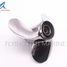 9 1/4x11-J подвесной мотор из нержавеющей стали Пропеллер для Yamaha 9.9HP 15HP 9 1/4x11-J 63V-45943, подходит Hidea Parsun HDX 15hp