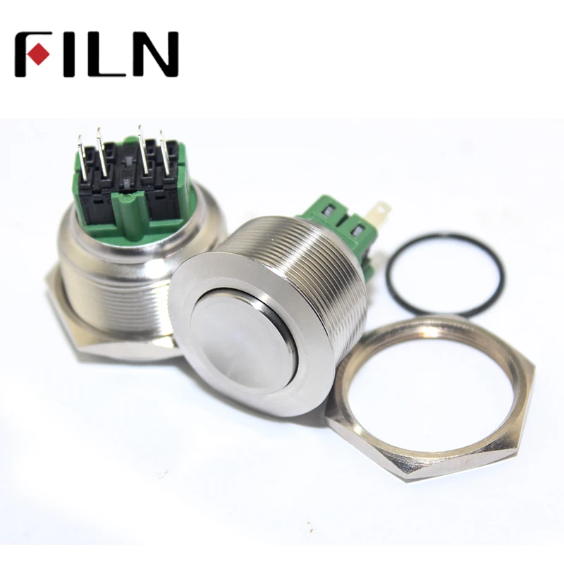 inox momentary button switch