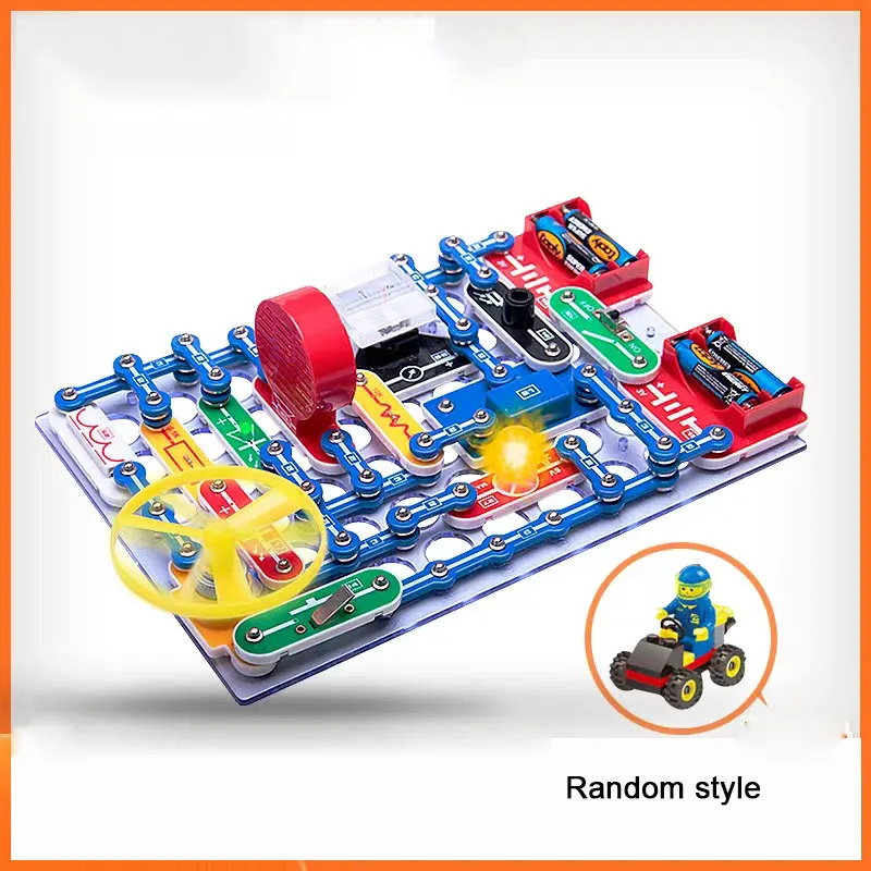 

Starry Version DIY Snap Circuits Smart Electronic Bricks Kits Integrated Building Blocks Educational Science Kids' Toy