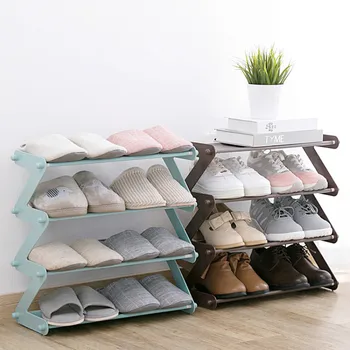 

Multi-layer non-woven shoe rack simple shoe rack Multi-functional simple dormitory shoe rack shoe rack XI2261419