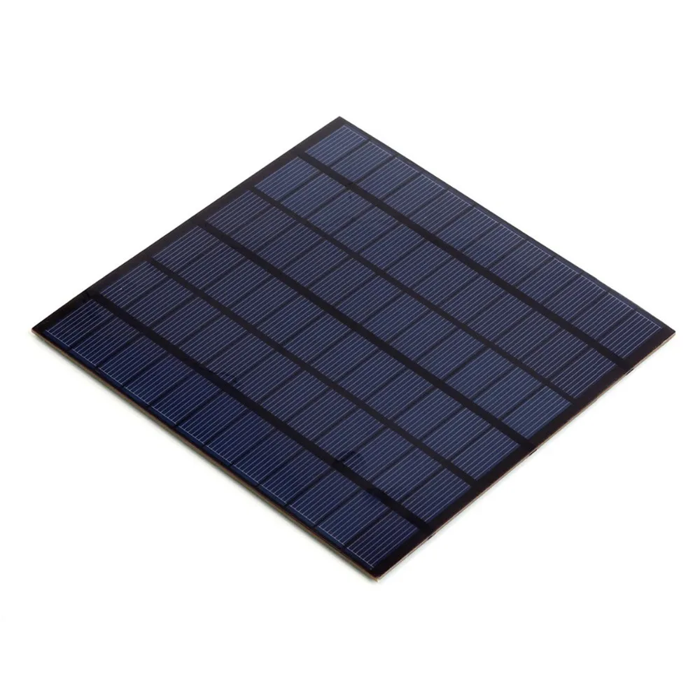 ELEGEEK 4,5 Вт 18 в поликристаллическая солнечная панель 250 мАч Мини Солнечная Панель зарядное устройство для 12 В батарея 18 в Солнечная Панель 165*165 мм