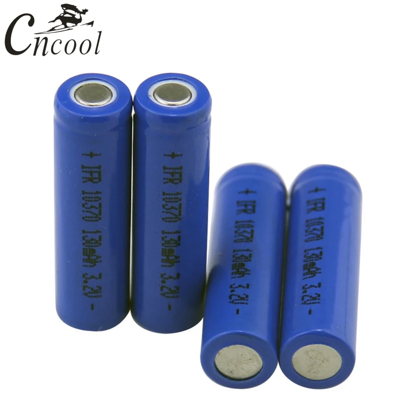 Cncool 3,2 V LiFePo4 10370 130mAh мощный 10C разрядный Аккумулятор для электронной сигареты светодиодный аккумулятор