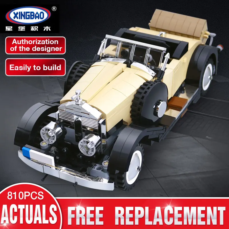 

XingBao 03007 Technic MOC Series The Rolls-Royce Noble Set Competible With lego Children Educational Building Bricks Toy s