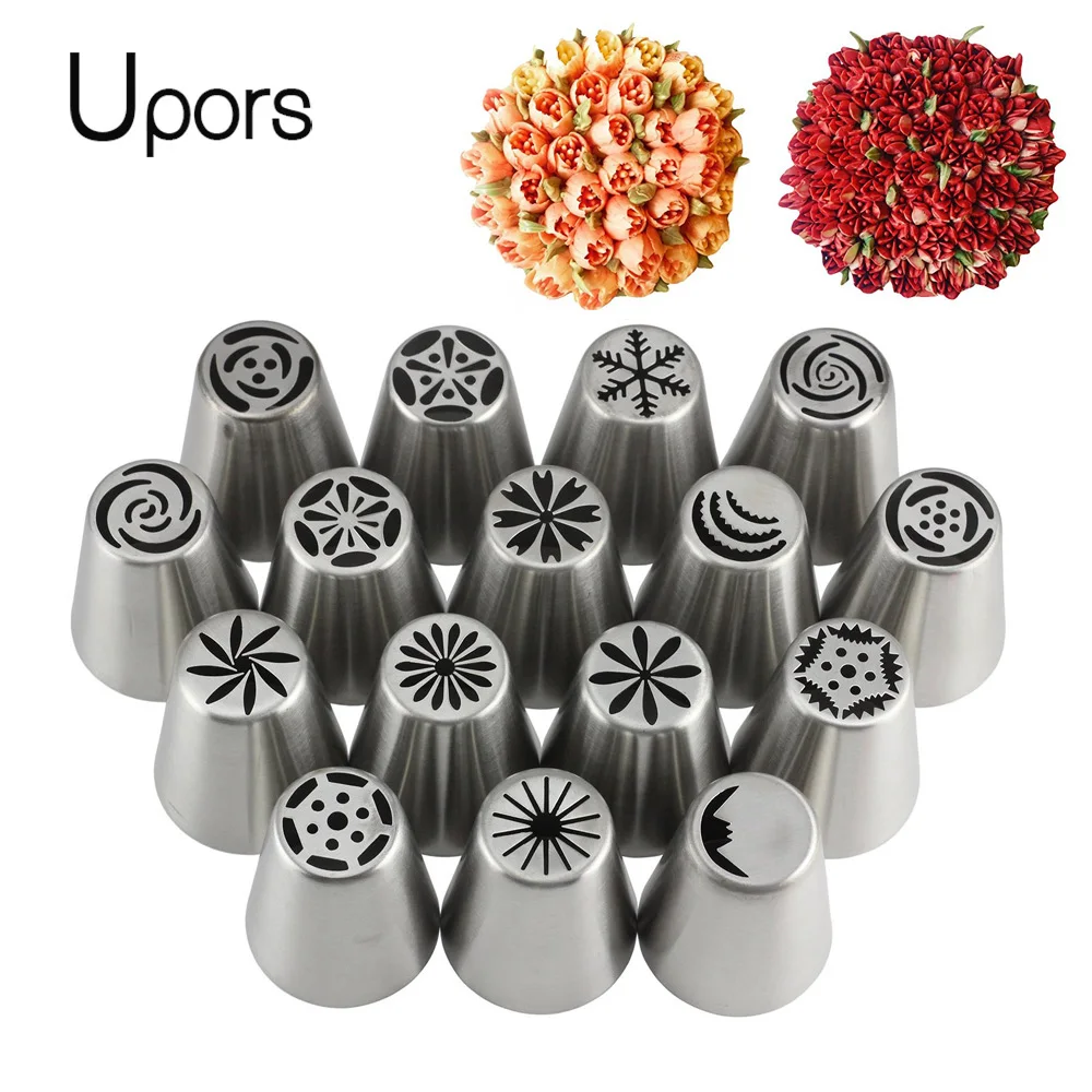 

UPORS 16Pcs Nozzles Stainless Steel