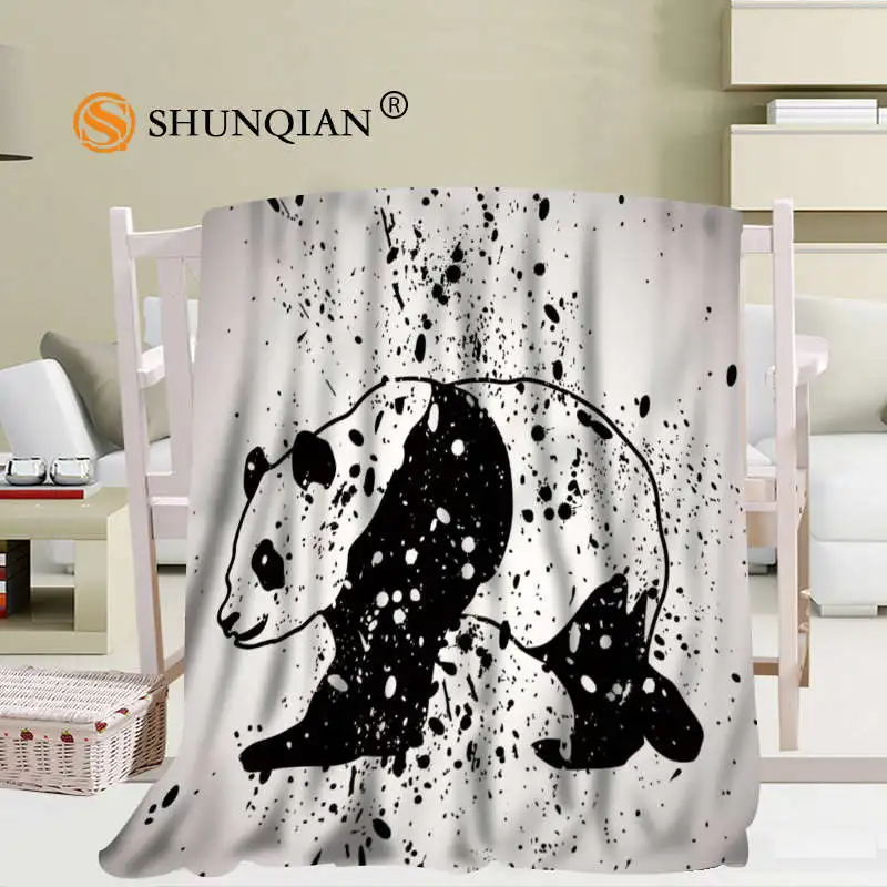 

Panda Cartoon Blanket Soft DIY Sofa Bed Throw Blanket Kid Adult Warm Custom Blanket 56x80Inch50X60Inch40X50Inch