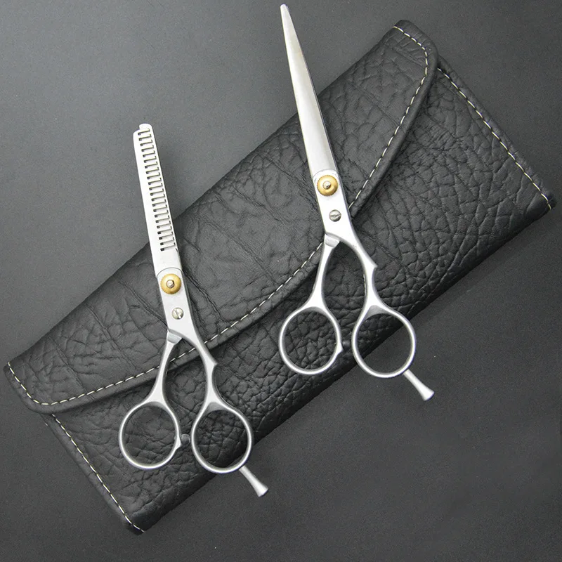 New 1Pc Haircut Tool Kit Stainless Steel Professional Hairdressing Tools Easily Use For Wet Dry Hair Barber Scissors Accessories