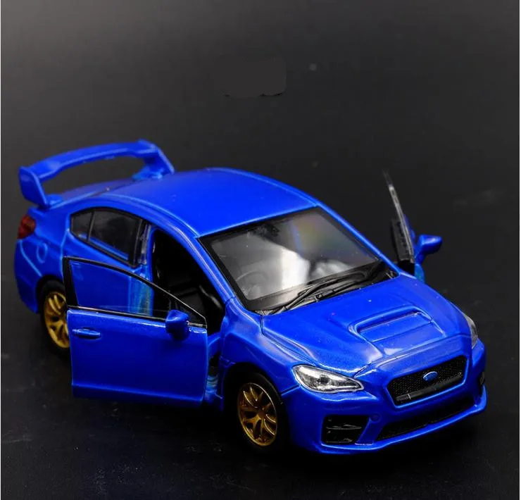Масштаб 1:36 Высоковольтная модель автомобиля из сплава Subaru Impreza WRX STI