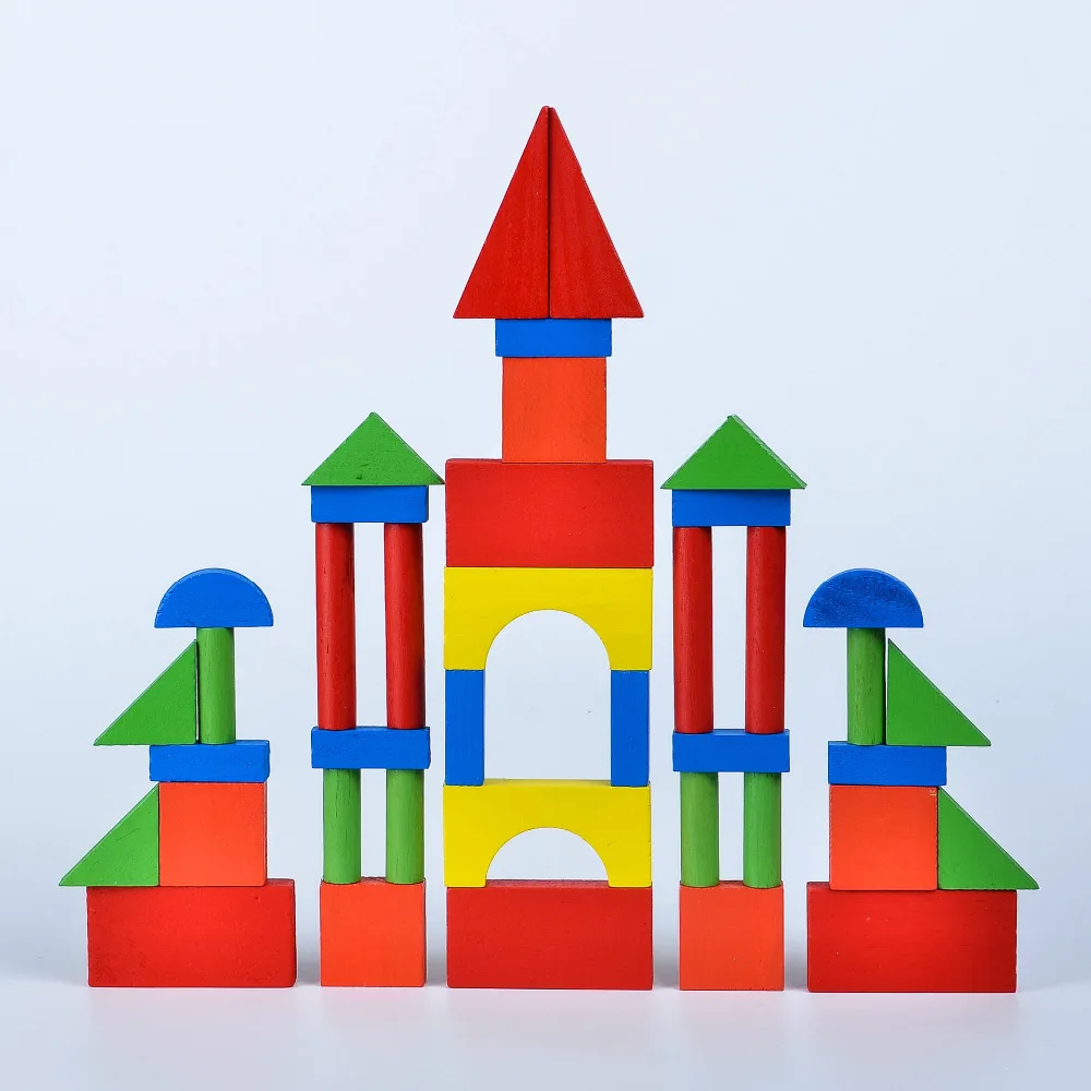 31pcs/Barrel Solid Wood Blocks Baby Wooden Early Education Toy Colorful Wooden Rectangle Building Model Kit Children Juguetes baby-building-blocks-wooden : image 31pcs/Barrel Solid Wood Blocks Baby Wooden Early Education Toy Colorful Wooden Rectangle Building Model Kit Children Juguetes baby-building-blocks-wooden
