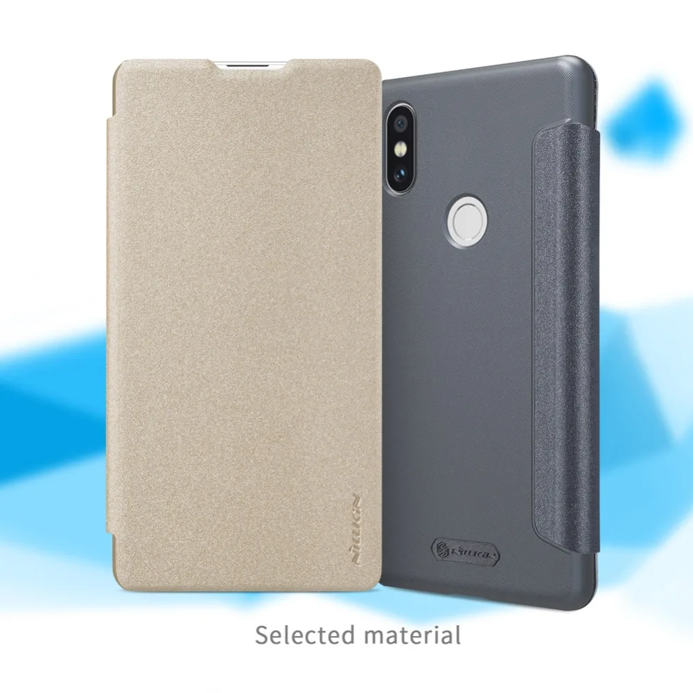 Nillkin PC Leather Cover For Xiaomi Mi Mix 2s Case Shock Proof Blank Custom Cooling Liquid Phone 360 Protective Phone Cases (4)