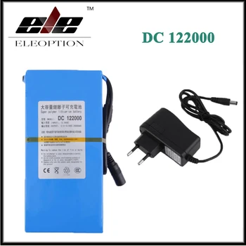 

Eleoption DC 12V 20000mAh DC 122000 Rechargeable Portable Li-ion Battery for CCTV Camera With Plug