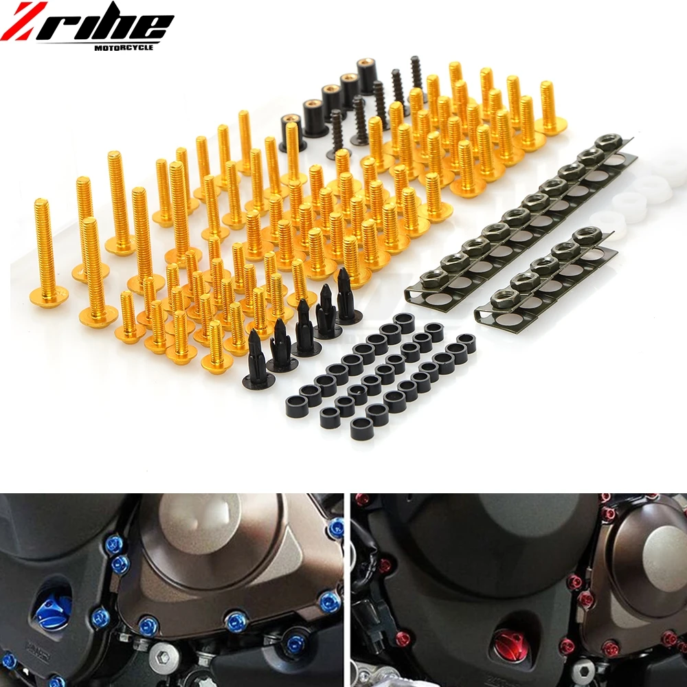 

Universal Aluminum Motorcycle accessories Fairing Bolt Screw Fastener Fixation Vehicle screw For HONDA CBR954RR CBR 954 RR CBR 9