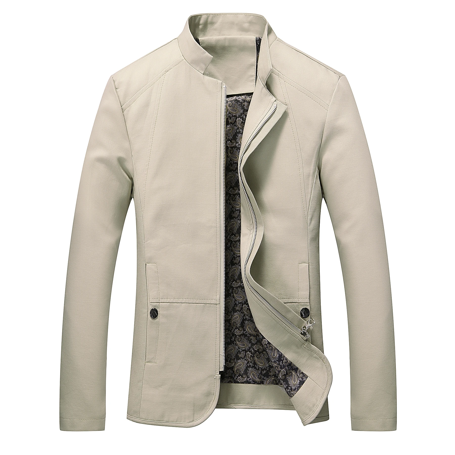 

Mens Jackets Casual Slim Fit Coat Autumn Winter Wind Proof Clothes Streetwear