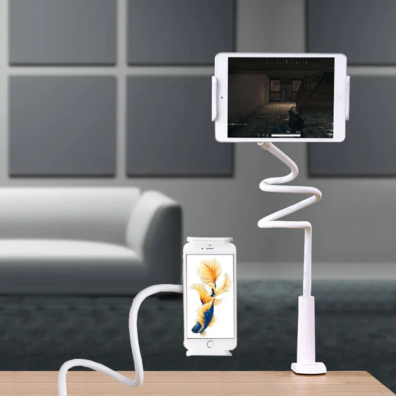 

360 Degree Long Arm Flexible Lazy Desk Bed Tablet Stand Holder For Iphone Ipad Air Mini 4-10 Inch Tablet Phone Mount Bracket
